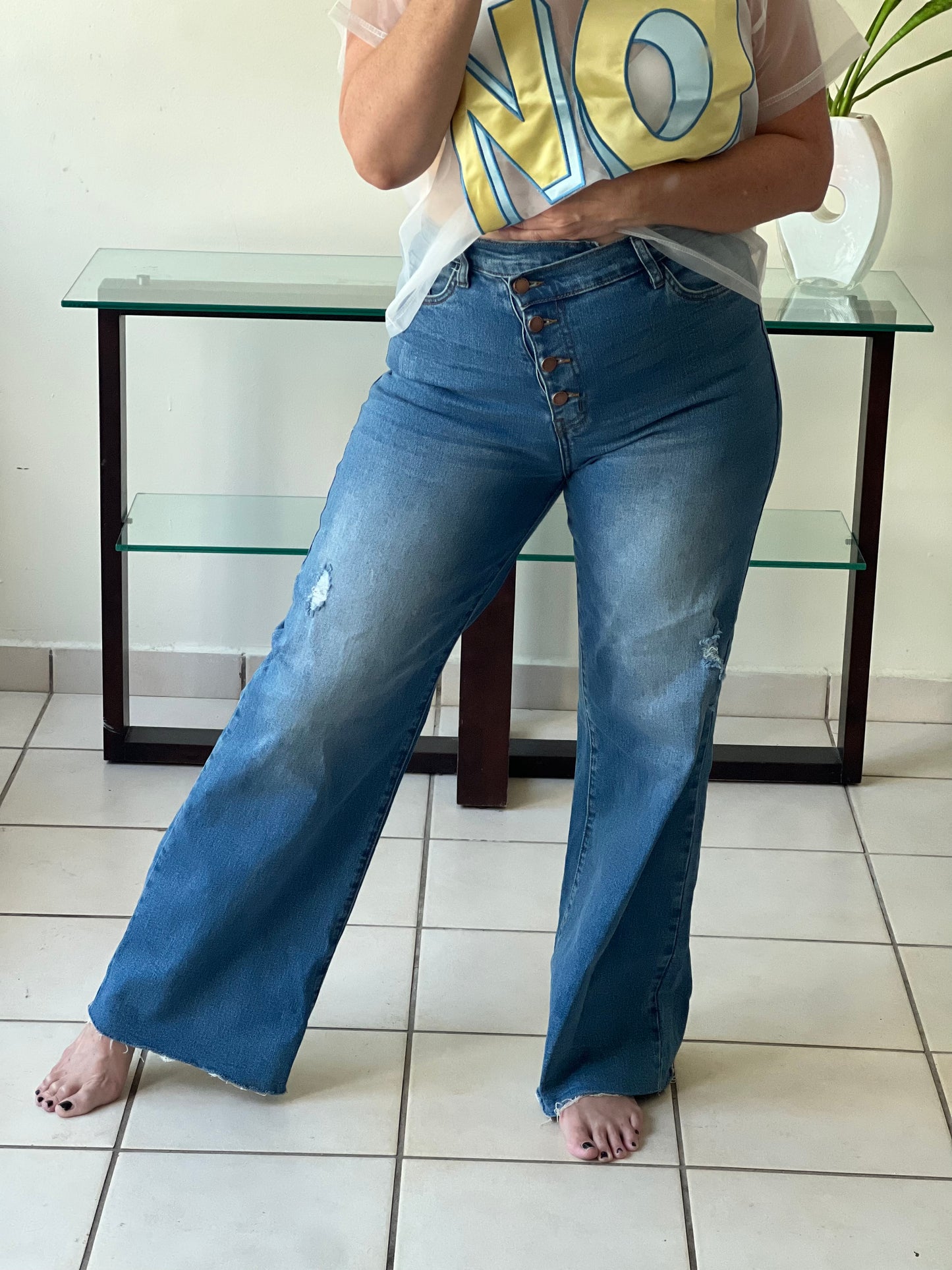 VIBRANT CROSS OVER JEAN