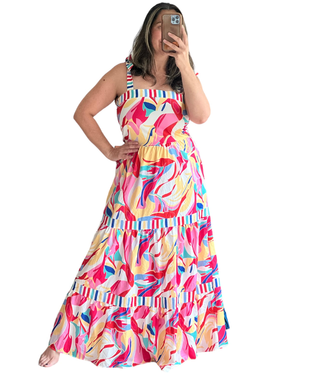 COLORFUL MAXI DRESS