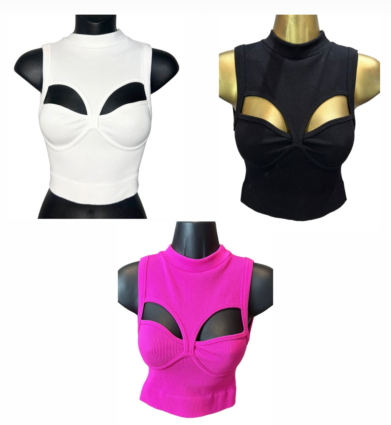 BASIC TOP TURTLENECK SLEEVELESS