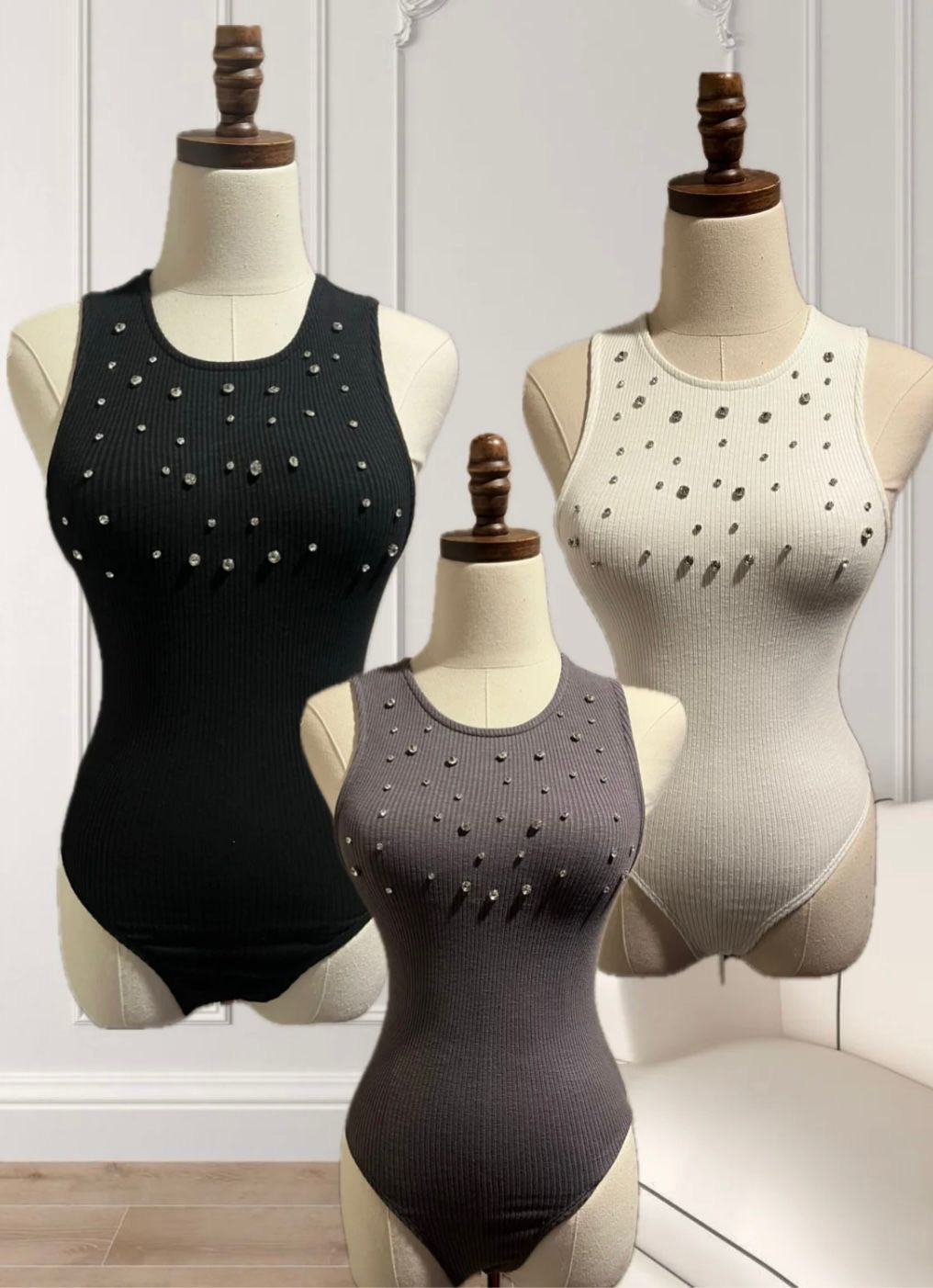 BODYSUITS WITH GEMS