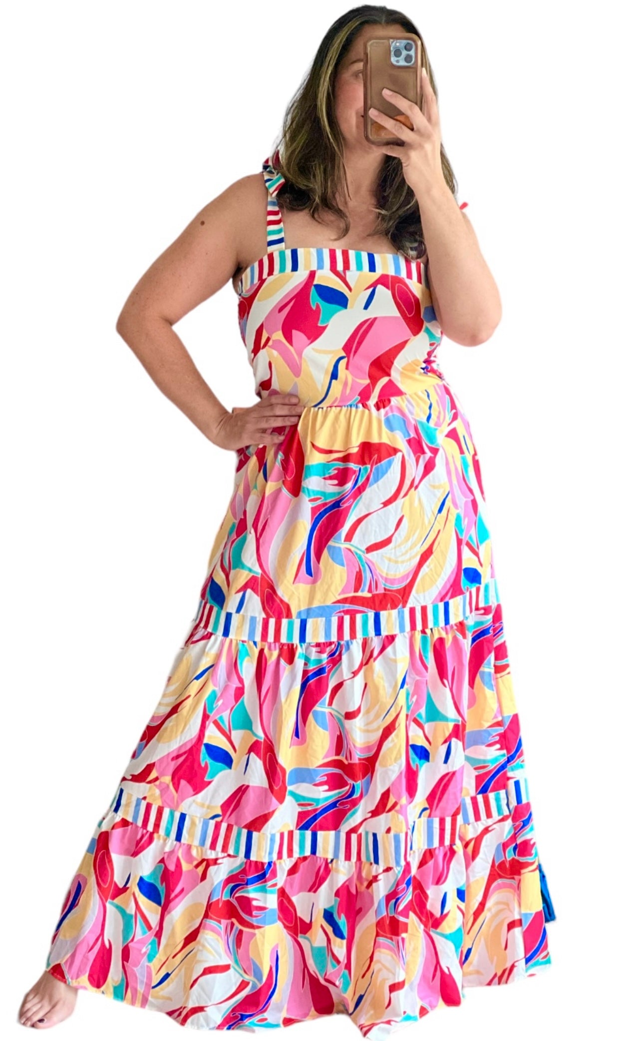 COLORFUL MAXI DRESS
