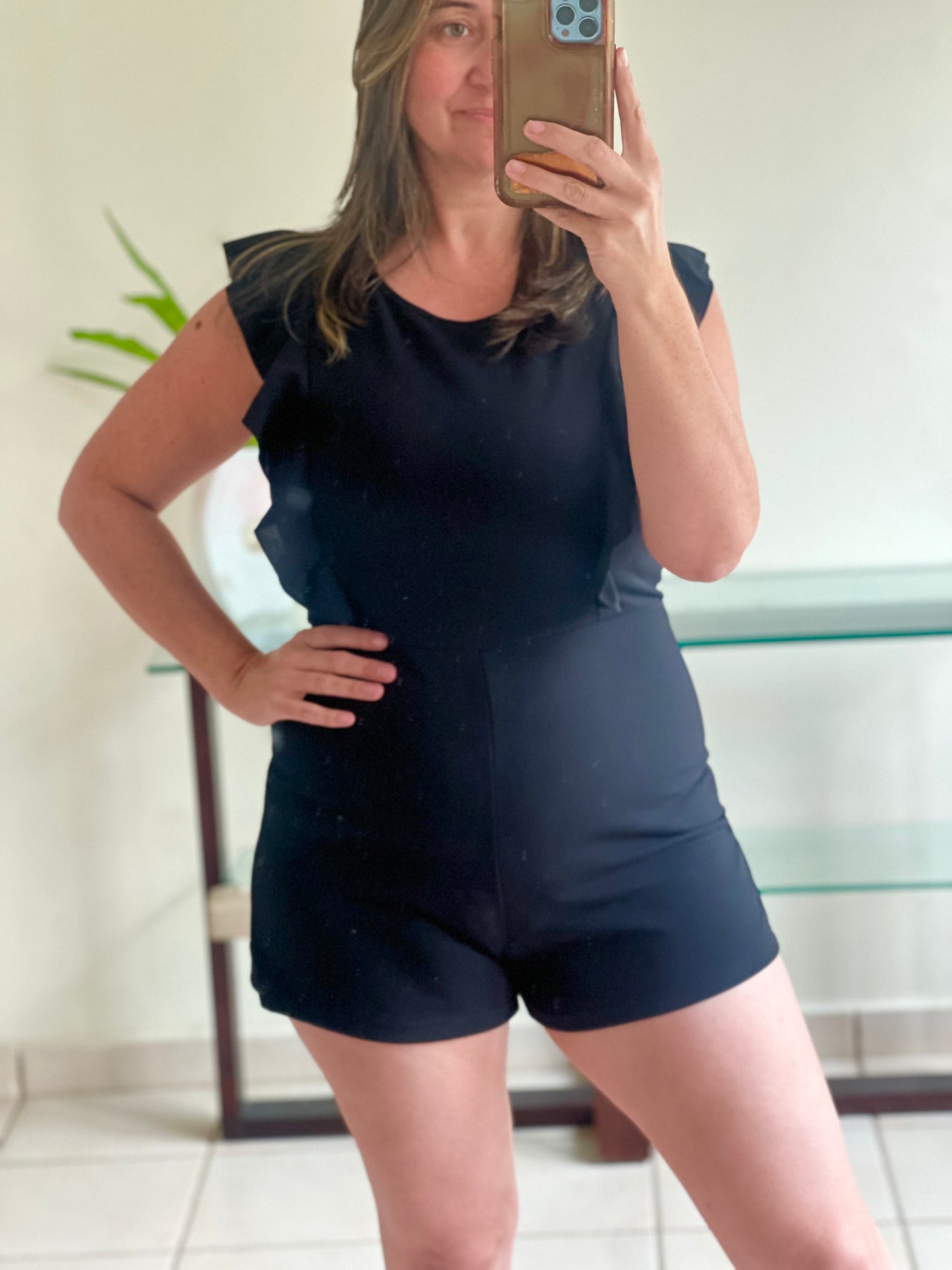 BLACK ROMPER