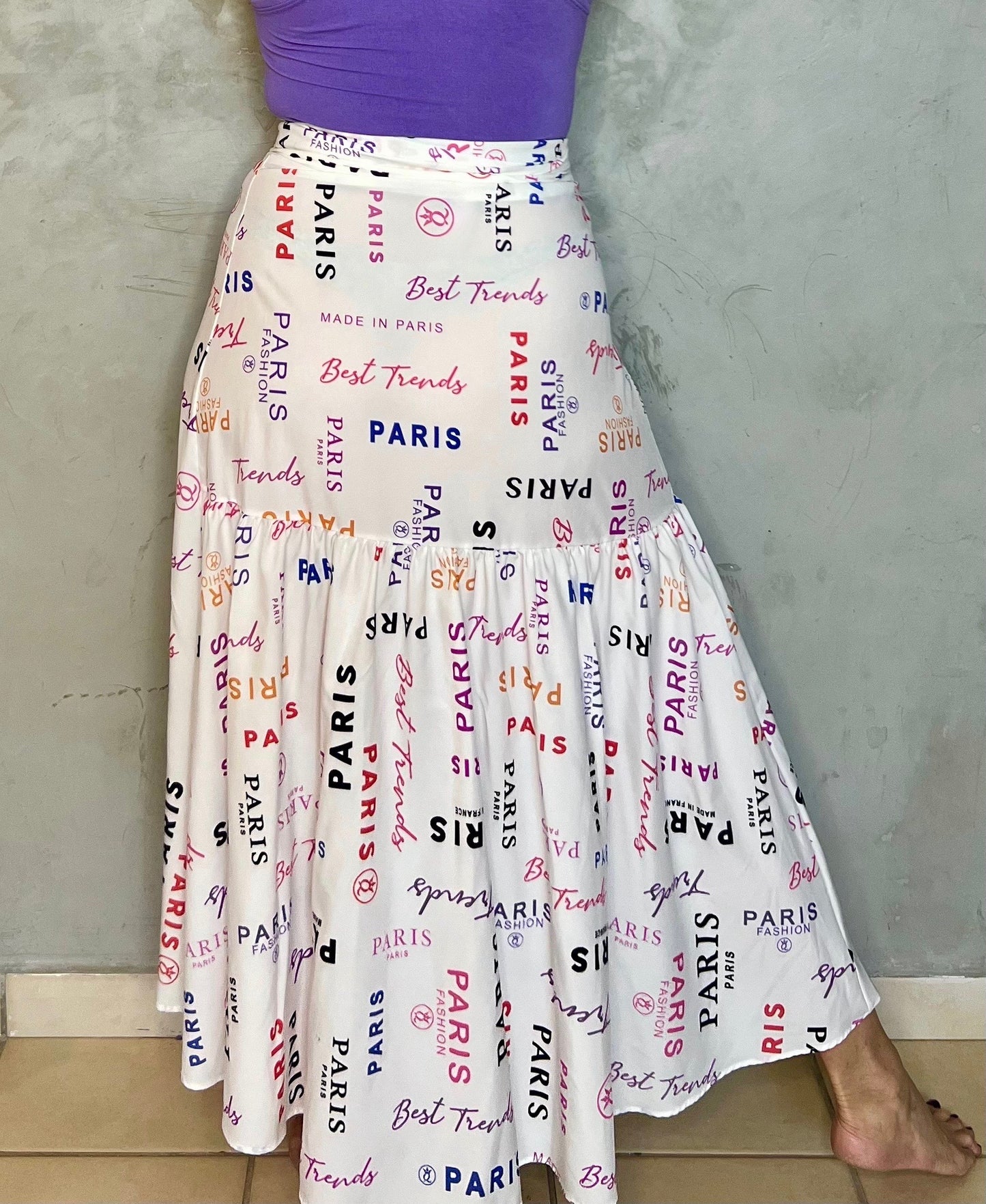 PARIS WRAPAROUND SKIRT