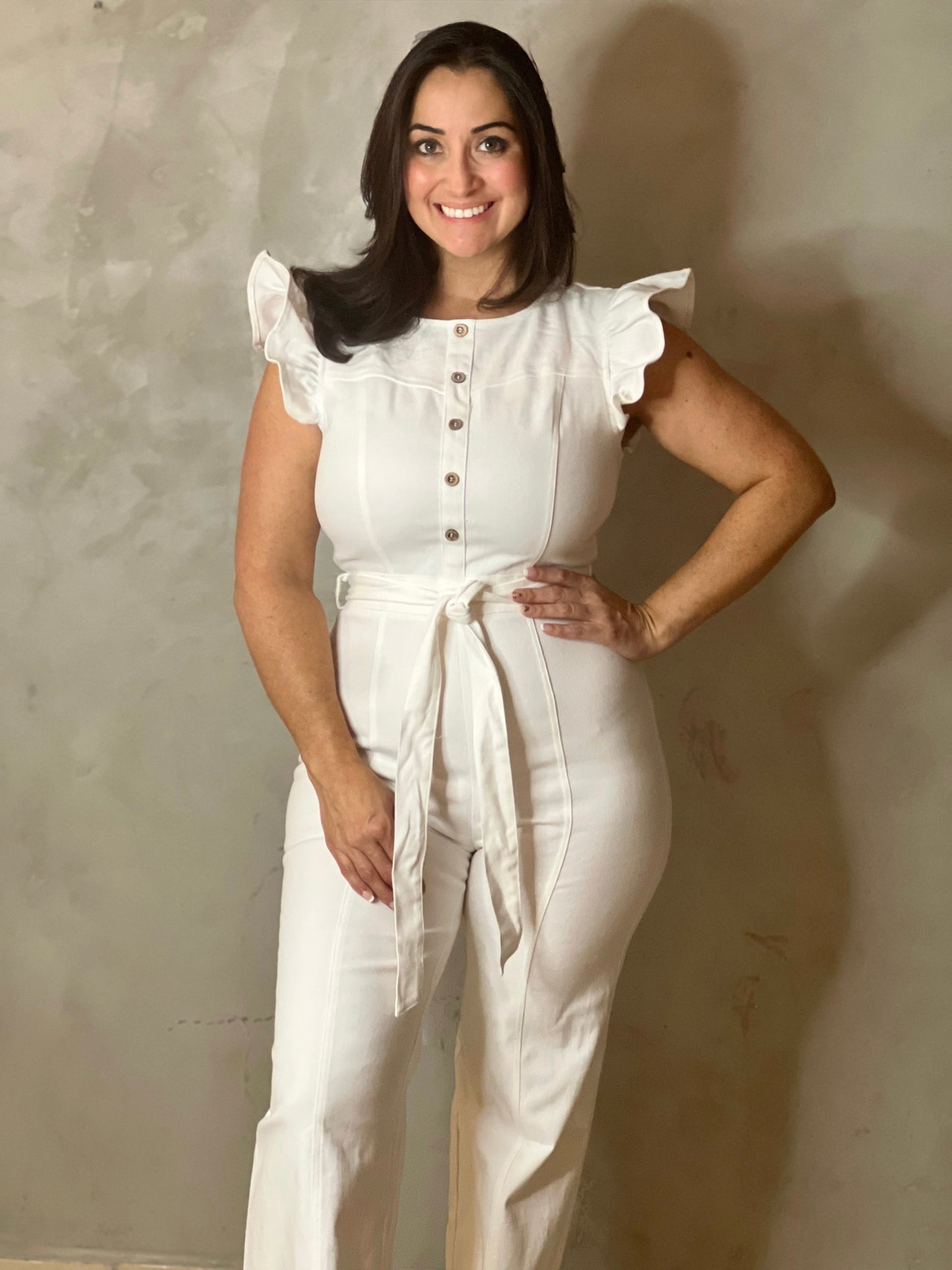 JUMPSUIT BLANCO EN DENIM