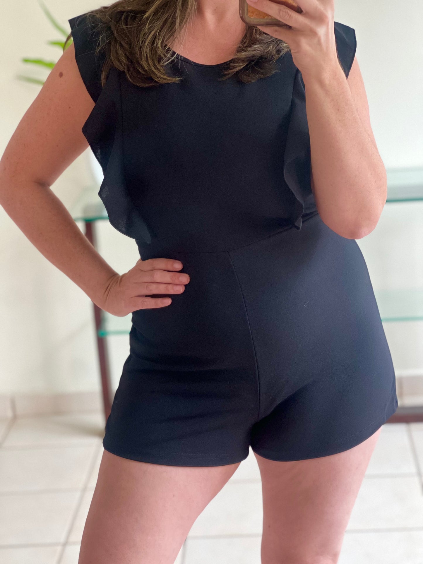 BLACK ROMPER