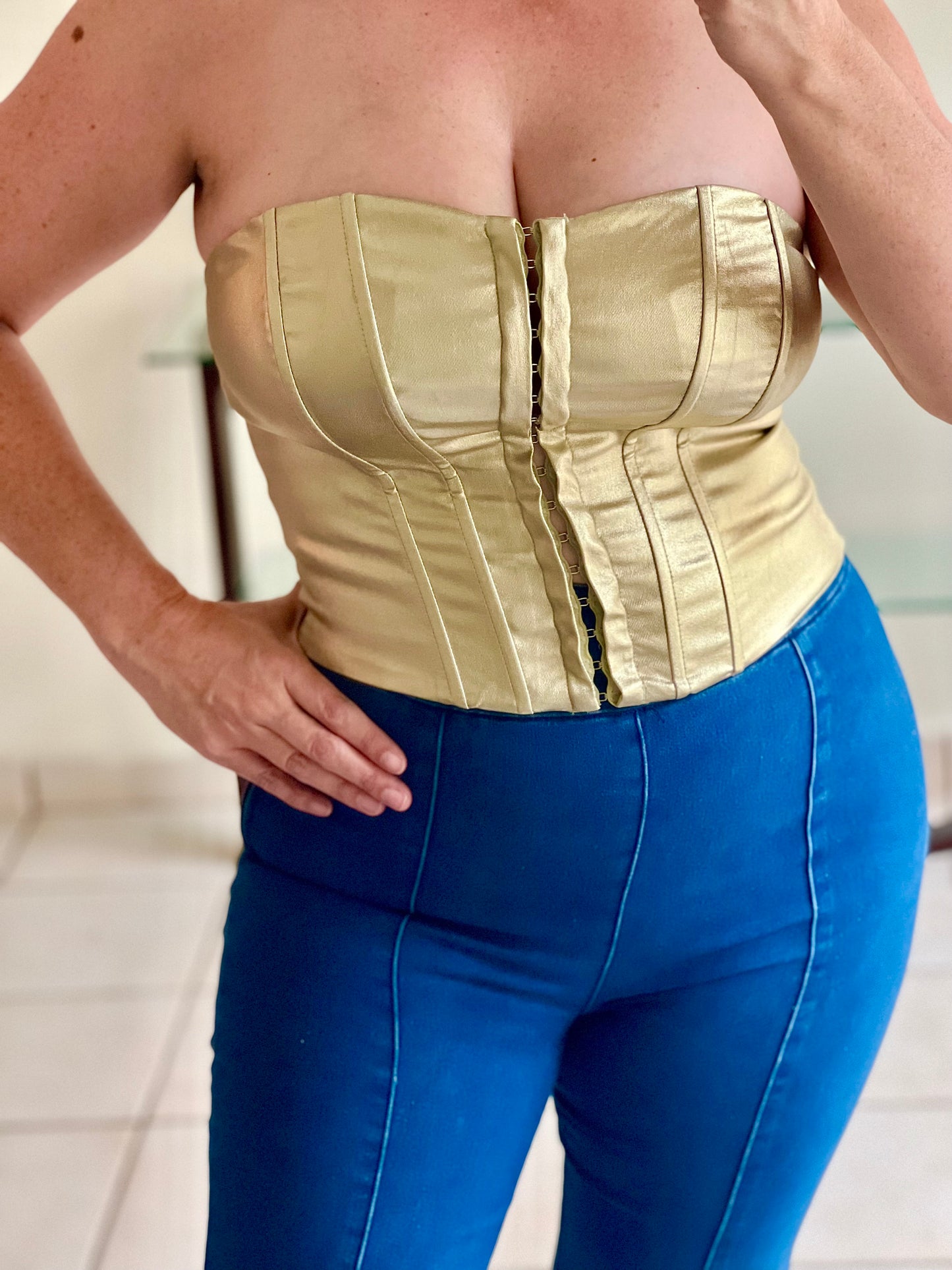 METALLIC BUSTIERS