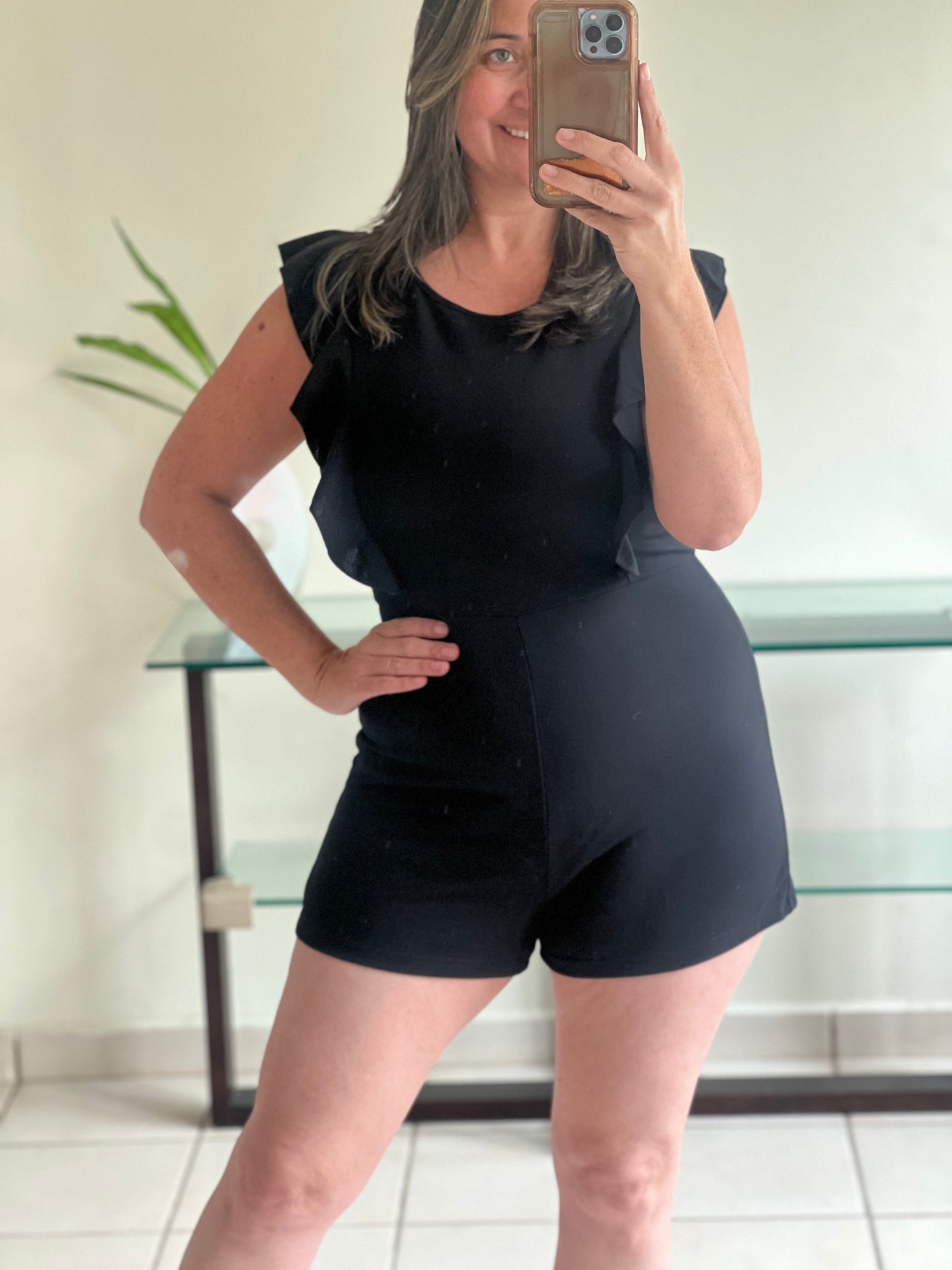BLACK ROMPER
