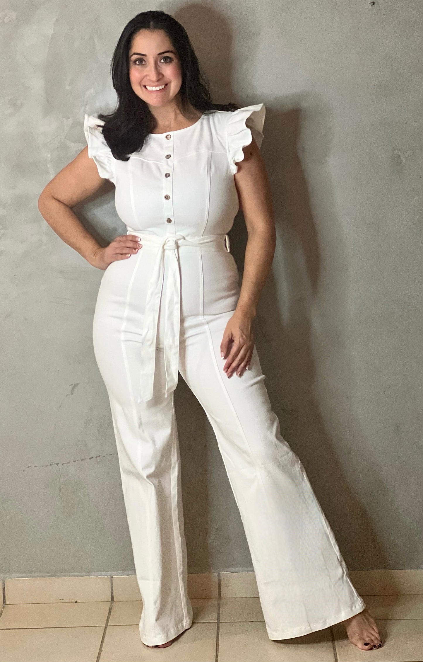 JUMPSUIT BLANCO EN DENIM