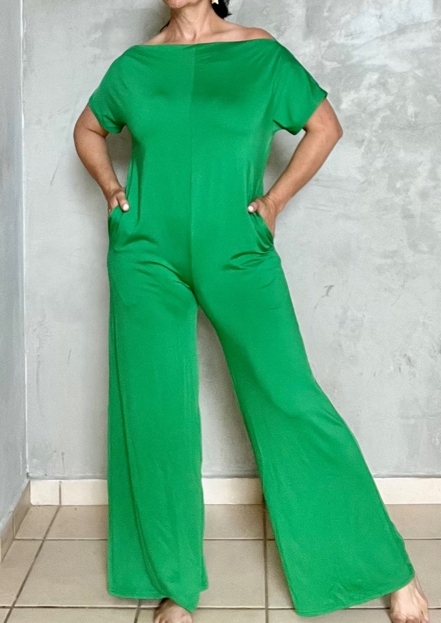 JUMPSUIT PALAZZO VERDE