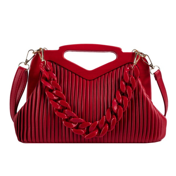 CARTERA PEQUEÑA ROJA ABERTURA MAGNETICA