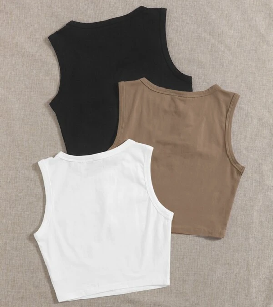 ROUND NECK TANK TOP BASICS